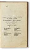 SOPHOCLES. Tragoediae septem. 1502